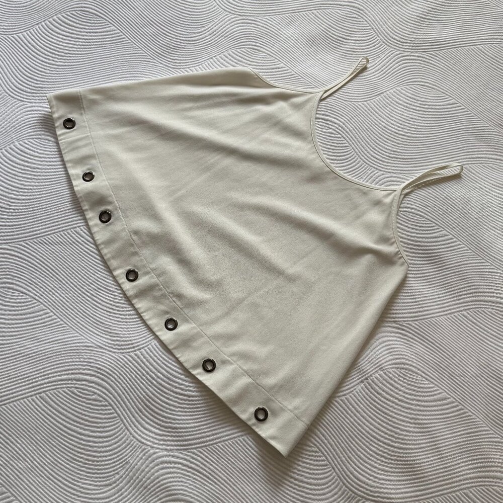 Topshop Soprano White Tank Top